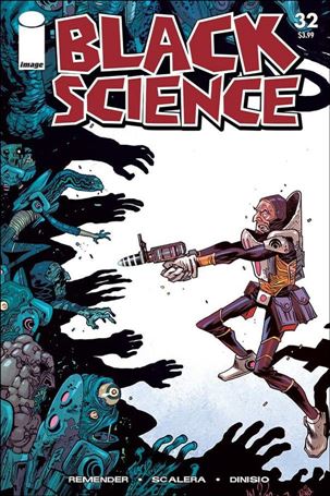 Black Science issue 32-C James Harren Walking Dead #50 Homage Cover