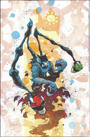 Mighty Morphin Power Rangers issue 6-E Christopher Mitten Villain Cover