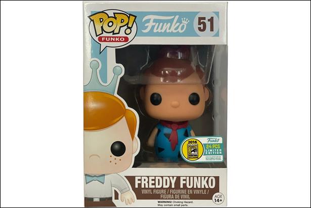 Pop! Funko - Freddy Funko figure 51-B Freddy Funko (Fred Flintstone Blue) SDCC 1/24