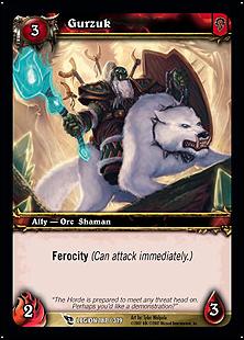 World of Warcraft: March of the Legion (Base Set) card 187 Gurzuk