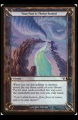 Magic the Gathering: Archenemy (Scheme Subset) card 43 Your Fate Is Thrice Sealed