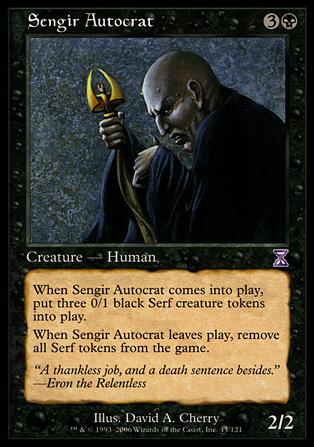 Magic the Gathering: Time Spiral (Timeshifted Subset) card 45 Sengir Autocrat