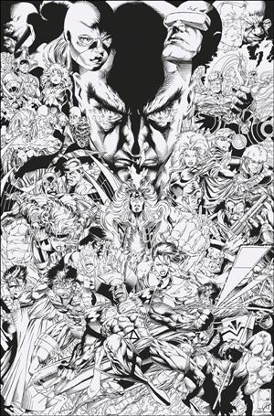 Uncanny X-Men (2019) issue 1-T Joe Quesada 1:1000 Black and White Cover