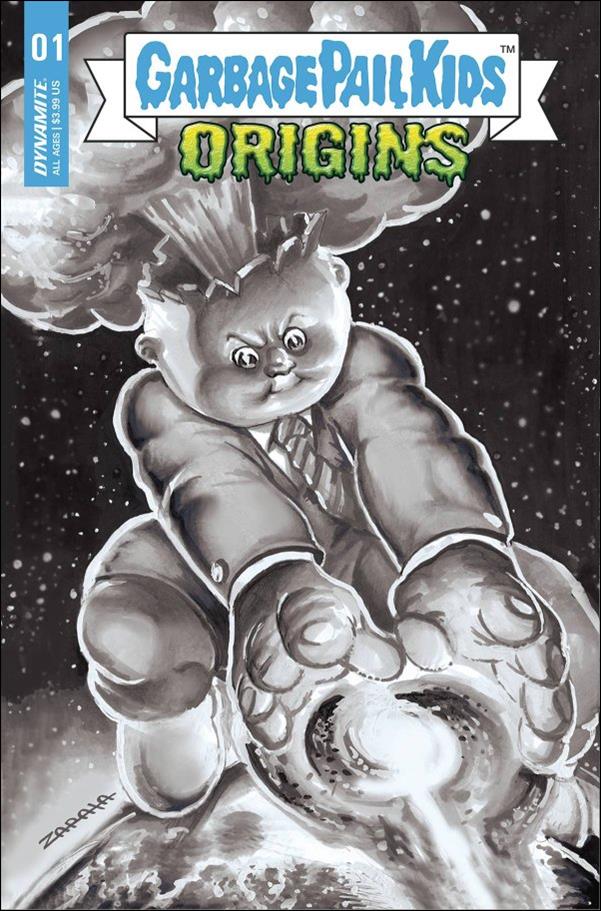 Garbage Pail Kids: Origins issue 1-J Jeff Zapata 1:20 Black and White Cover