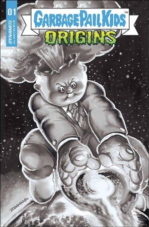Garbage Pail Kids: Origins issue 1-J Jeff Zapata 1:20 Black and White Cover