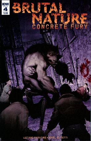Brutal Nature: Concrete Fury  issue 4 Ariel Olivetti Standard Cover