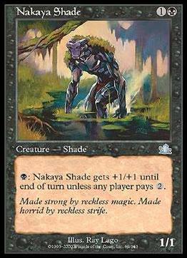 Magic the Gathering: Prophecy (Base Set) card 69 Nakaya Shade