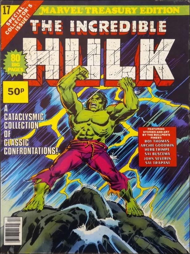 Marvel Treasury Edition issue 17-C UK Price Cover