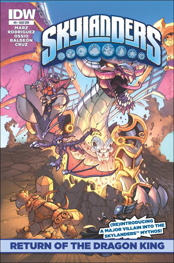 Skylanders issue 9-B Mike Bowden Cover