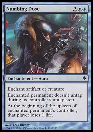 Magic the Gathering: New Phyrexia card 40 Numbing Dose