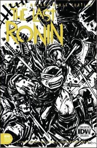 Teenage Mutant Ninja Turtles: The Last Ronin issue 2-F Kevin Eastman B&W Convention Cover