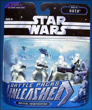 Star Wars: Unleashed Multi-Figure Battle Packs figure 9 Battle of Hoth - Imperial Snowtroopers