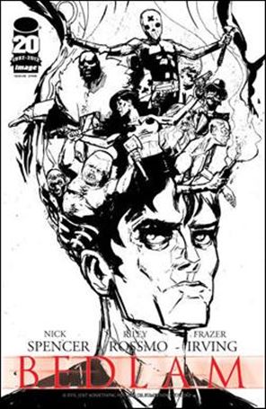Bedlam (2012) issue 1-E NYCC Black & White Cover