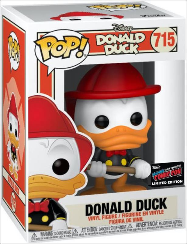 POP! Disney figure 715 Donald Duck (Firefighter) NYCC 2019