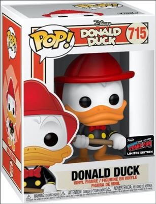 POP! Disney figure 715 Donald Duck (Firefighter) NYCC 2019