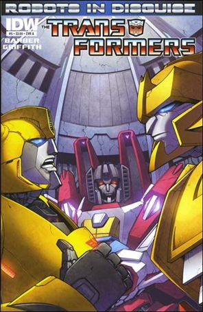 Transformers: Robots in Disguise (2012) issue 5 Andrew Griffith Cover