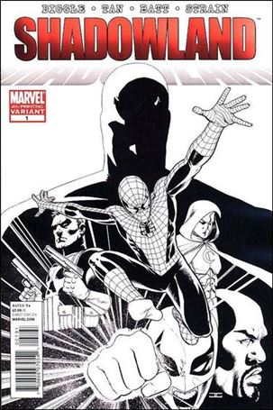Shadowland (2010) issue 1-G John Cassaday Black and White Cover (4th Printing)
