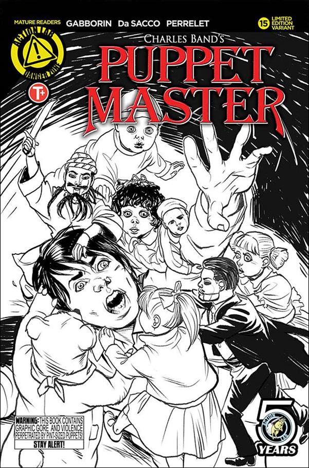 Puppet Master (2015) issue 15-B Sketch Cover 1/1500