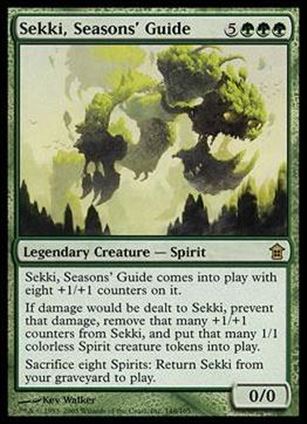 Magic the Gathering: Saviors of Kamigawa (Base Set) card 148 Sekki, Seasons' Guide