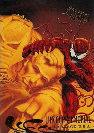 Fleer Ultra Spider-Man (Base Set) card 137 Lincoln Memorial