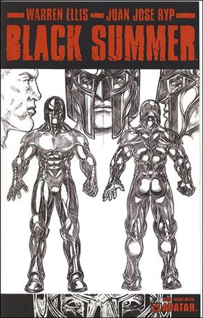 Black Summer issue 4-C Design Sketch Cover