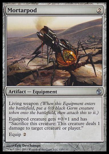 Magic the Gathering: Mirrodin Besieged (Base Set) card 115 Mortarpod