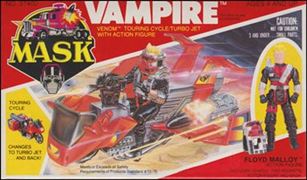 M.A.S.K.  (Vehicle and Figure Sets) figure 18 Vampire (w/ Floyd Malloy)  