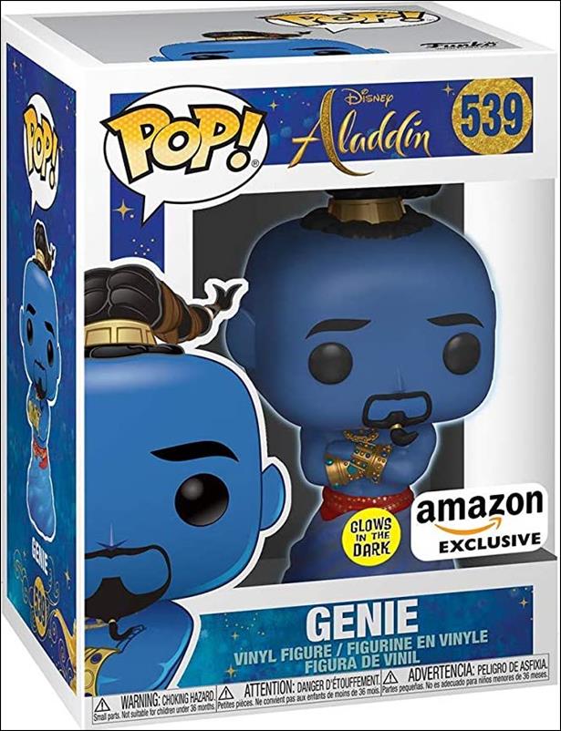 POP! Disney figure 539-B Genie (Glow in the Dark) Amazon Exclusive