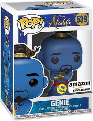 POP! Disney figure 539-B Genie (Glow in the Dark) Amazon Exclusive