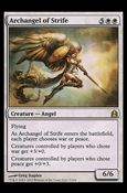 Magic the Gathering: Commander (Base Set) card 7 Archangel of Strife