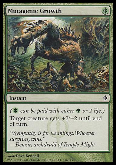 Magic the Gathering: New Phyrexia card 116 Mutagenic Growth