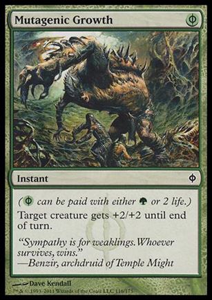 Magic the Gathering: New Phyrexia card 116 Mutagenic Growth