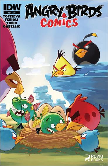 Angry Birds Comics (2014) issue 5 Paco Rodriguez Wraparound Cover
