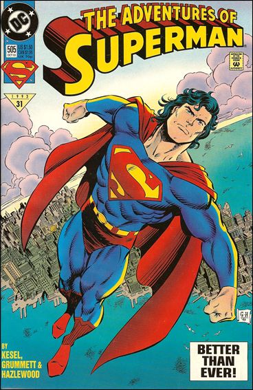 Adventures of Superman 505 C, Oct 1993 Comic Book by DC