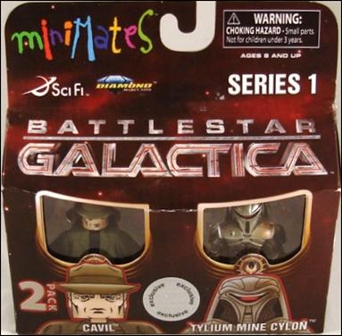 Battlestar Galactica Minimates (Toys R Us Series) figure 3 Cavil and Tylium Mine Cylon