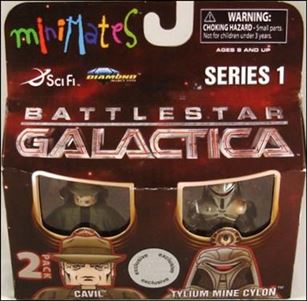 Battlestar Galactica Minimates (Toys R Us Series) figure 3 Cavil and Tylium Mine Cylon