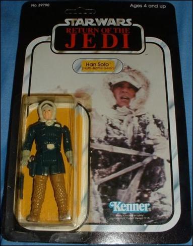 Star Wars 3 3/4" Basic Action Figures (Vintage) figure 25-B Han Solo (Hoth Battle Gear) (RotJ)