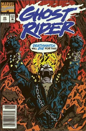 Ghost Rider (1990) issue 23-B Australian Prive Cover