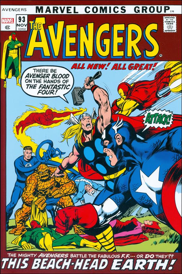 Avengers Omnibus issue 4 Neal Adams Direct Market Cover