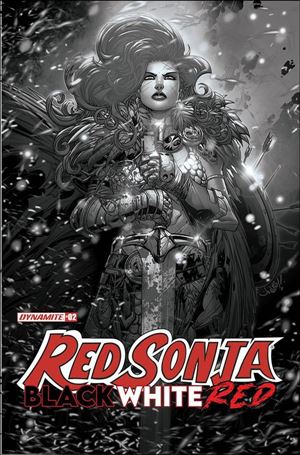 Red Sonja: Black White Red issue 2-K JonBoy Meyers 1:25 Black & White Cover