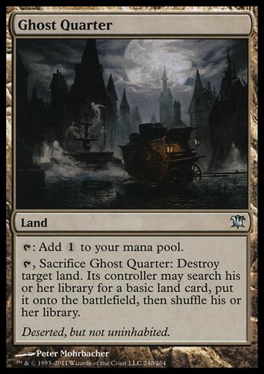 Magic the Gathering: Innistrad (Base Set) card 240 Ghost Quarter