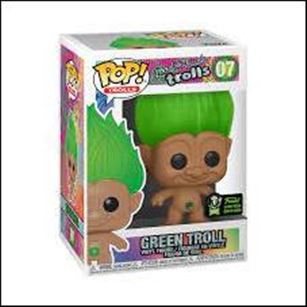 Pop! Trolls figure 7-B Green Troll (Emerald City Comic Con)