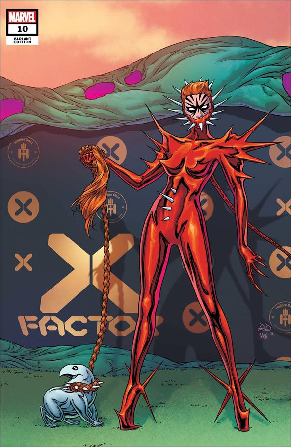 X-Factor (2020) issue 10-B Russell Dauterman Connecting Cover