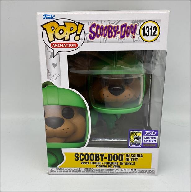 POP! Animation figure 1312-B Scooby-Doo in scuba suit (2023 SDCC)