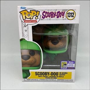 POP! Animation figure 1312-B Scooby-Doo in scuba suit (2023 SDCC)