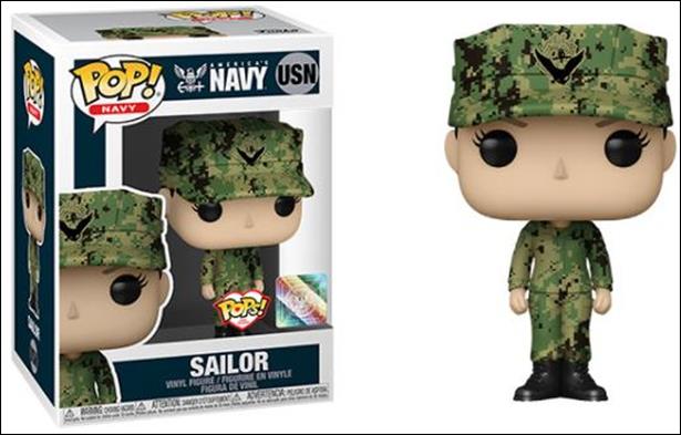 Pop! Navy figure nn4 Sailor (White Female Working Uniform)
