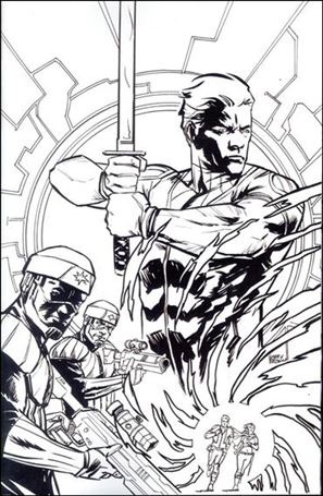 Higher Earth issue 7-C Garry Brown 1:15 Black & White Virgin Cover
