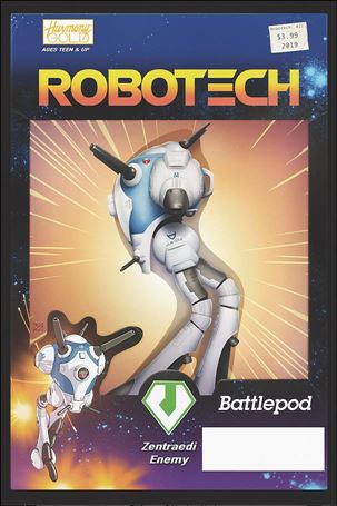 Robotech (2017) issue 22-B Blair Shedd Action Figure Cover