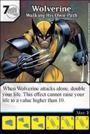 Marvel Dice Masters Avengers vs. X-Men  card AvX 9 Wolverine: Walking His Own Path