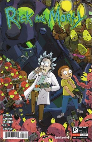 Rick and Morty (2015) issue 18-B Louie Chin Cover